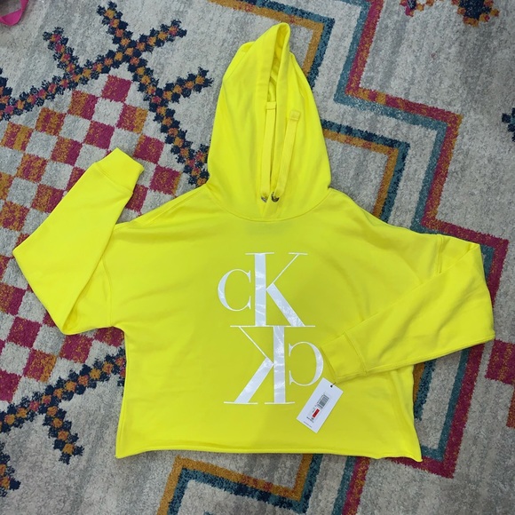 Calvin Klein Tops - XS- Calvin Klein cropped hoodie